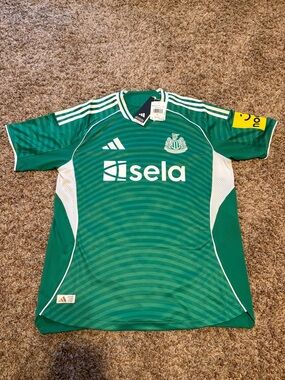 Adidas Green Newcastle Authentic Soccer Jersey 25 / 26 season